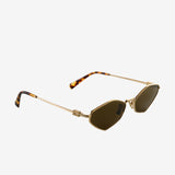 Green sunglasses, side view