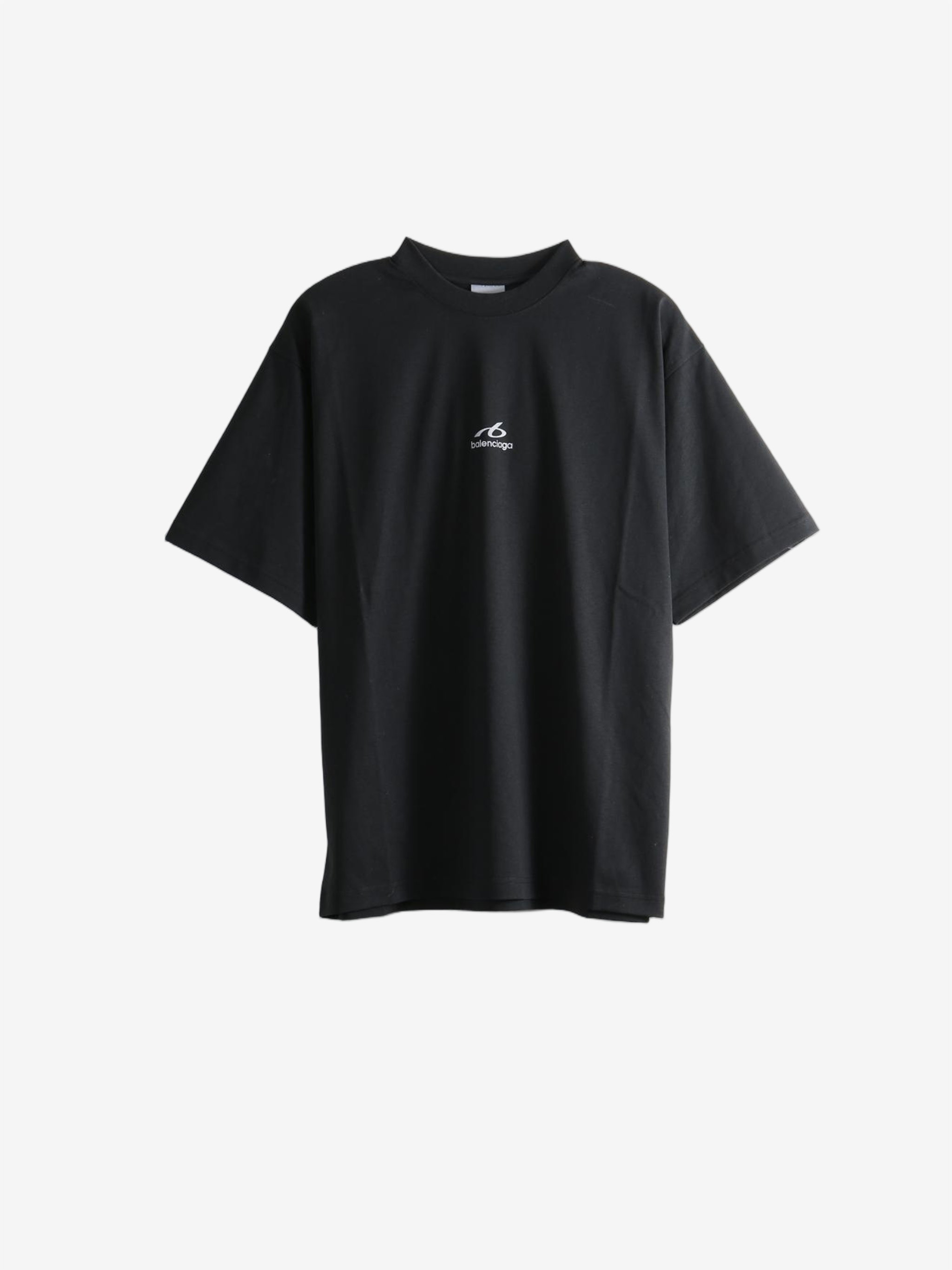 Black t-shirt, front view
