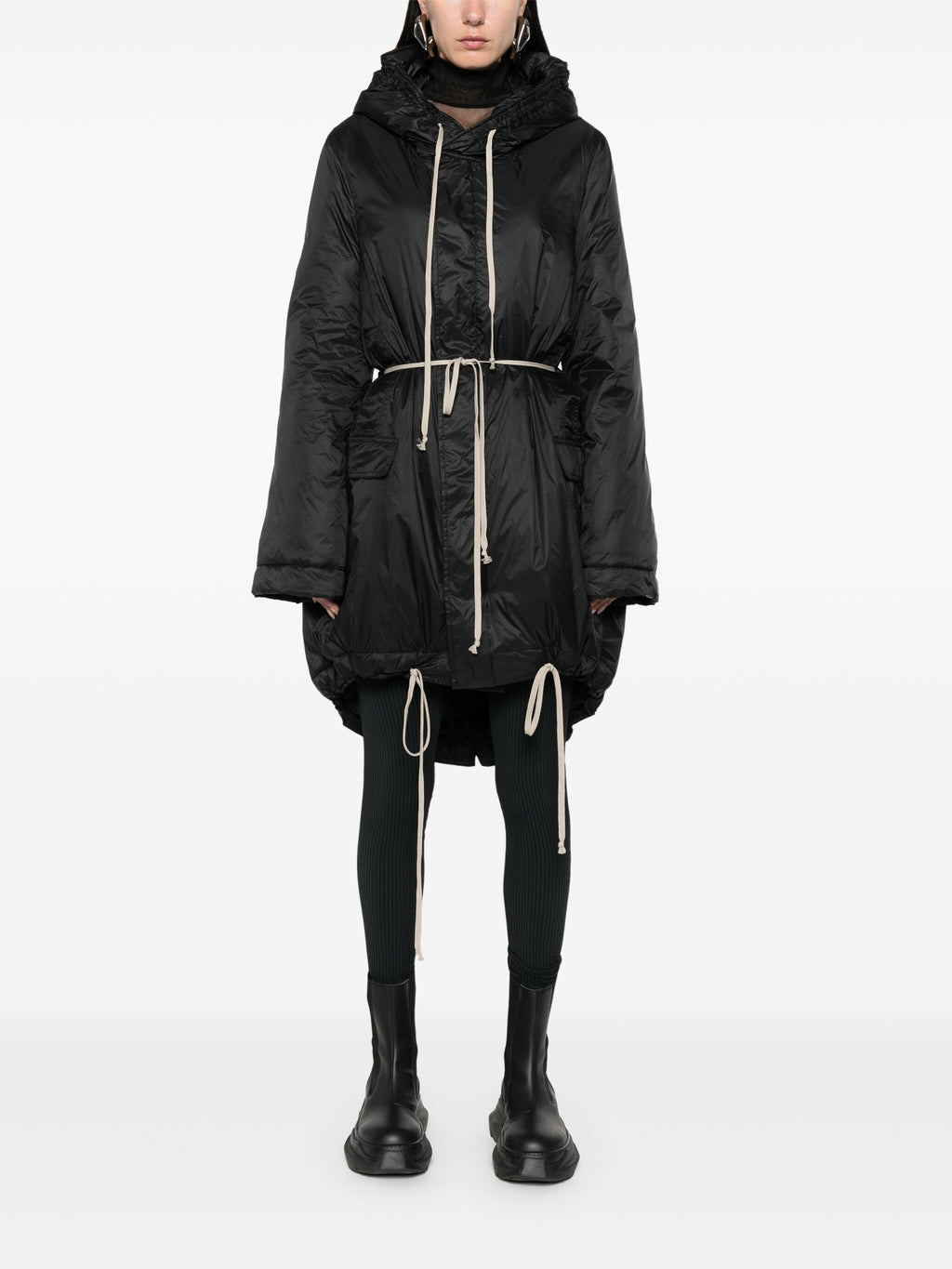 RICK OWENS DRKSHDW - Women Recycled Nylon Fishtail Parka