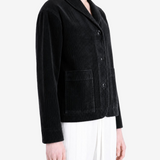 Black jacket, front view