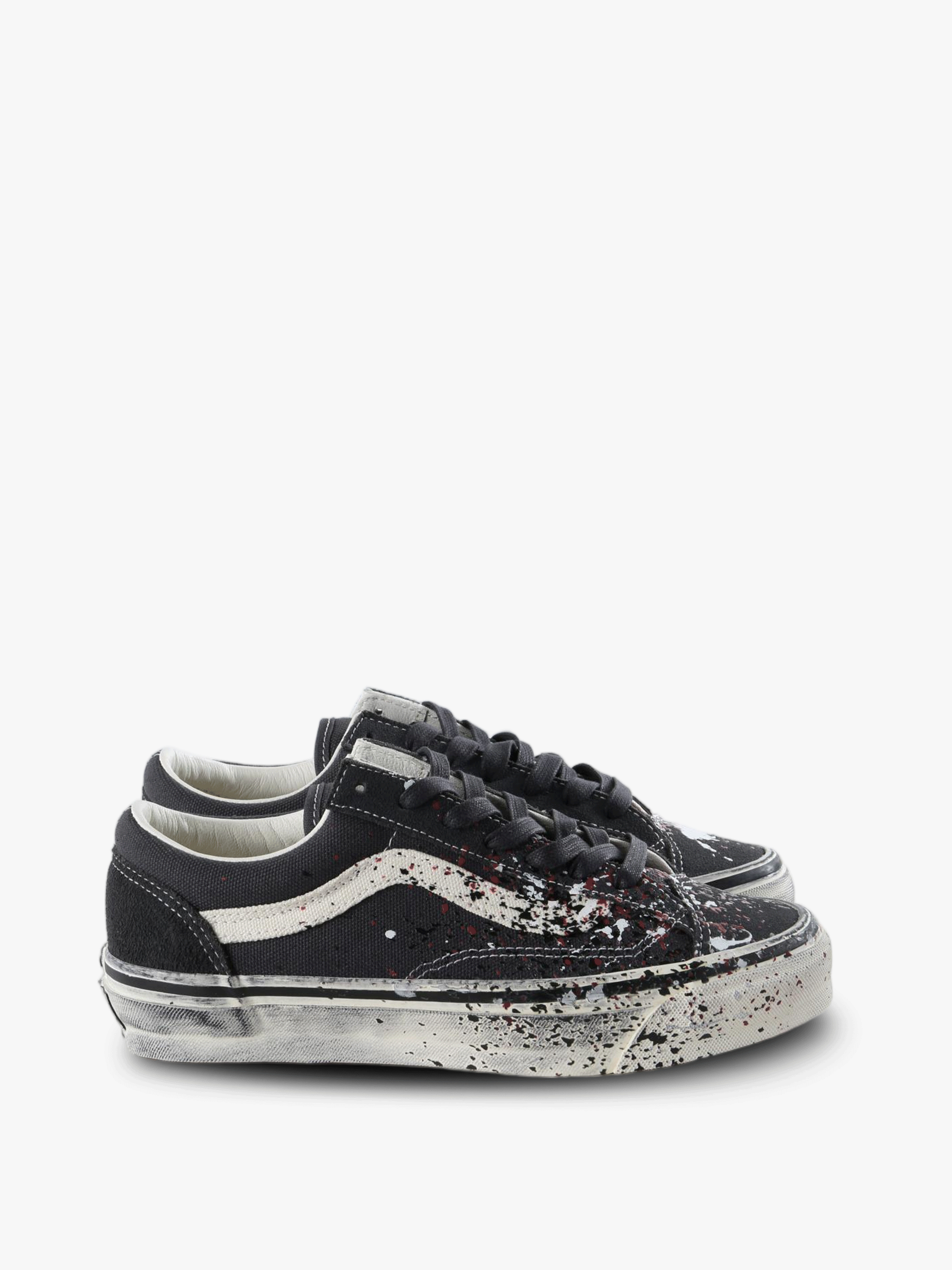 Black shoes, side view