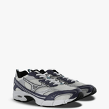 Navy shoes, front view