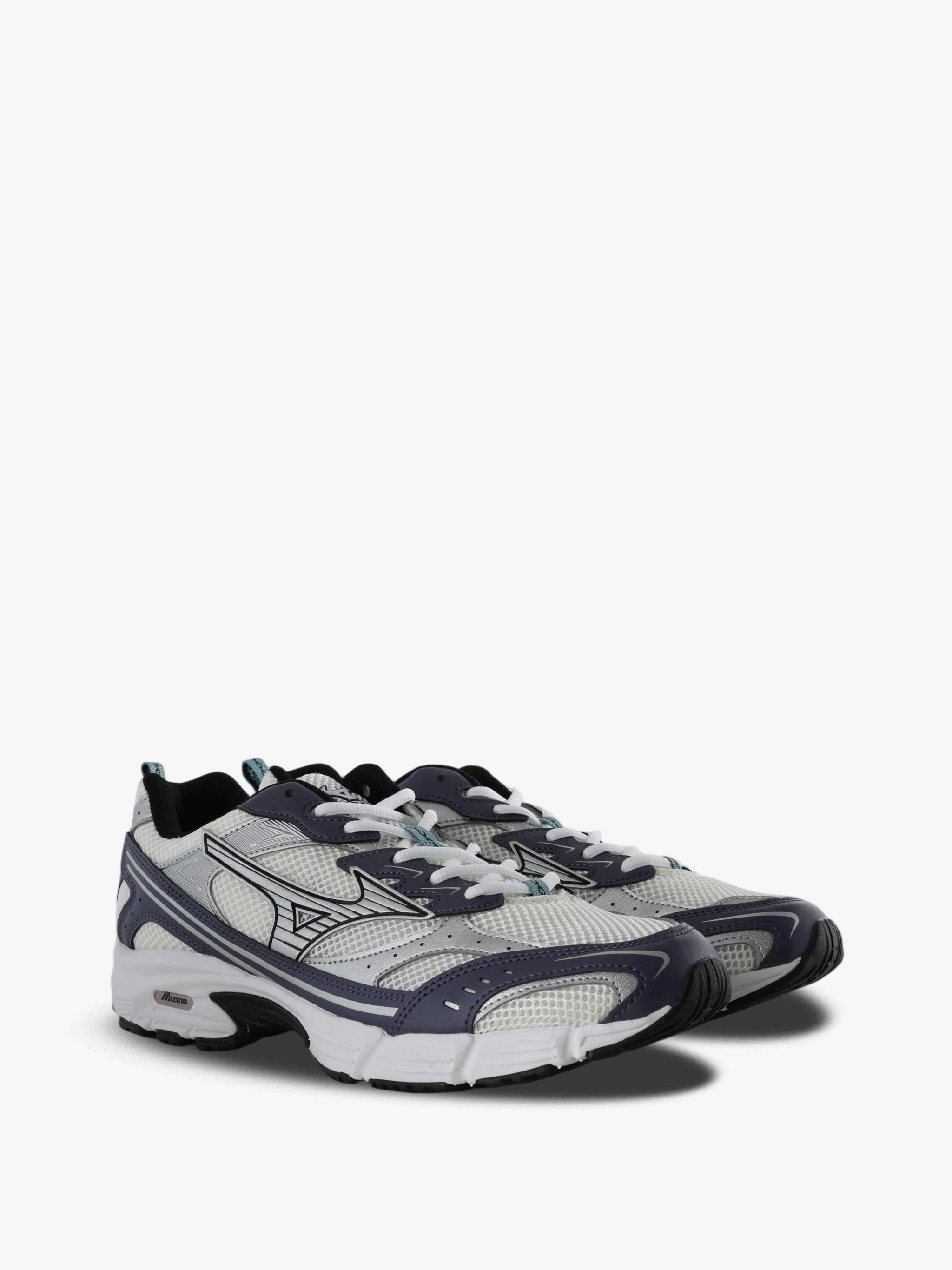 Navy shoes, front view
