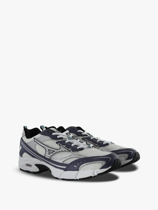 Navy shoes, front view