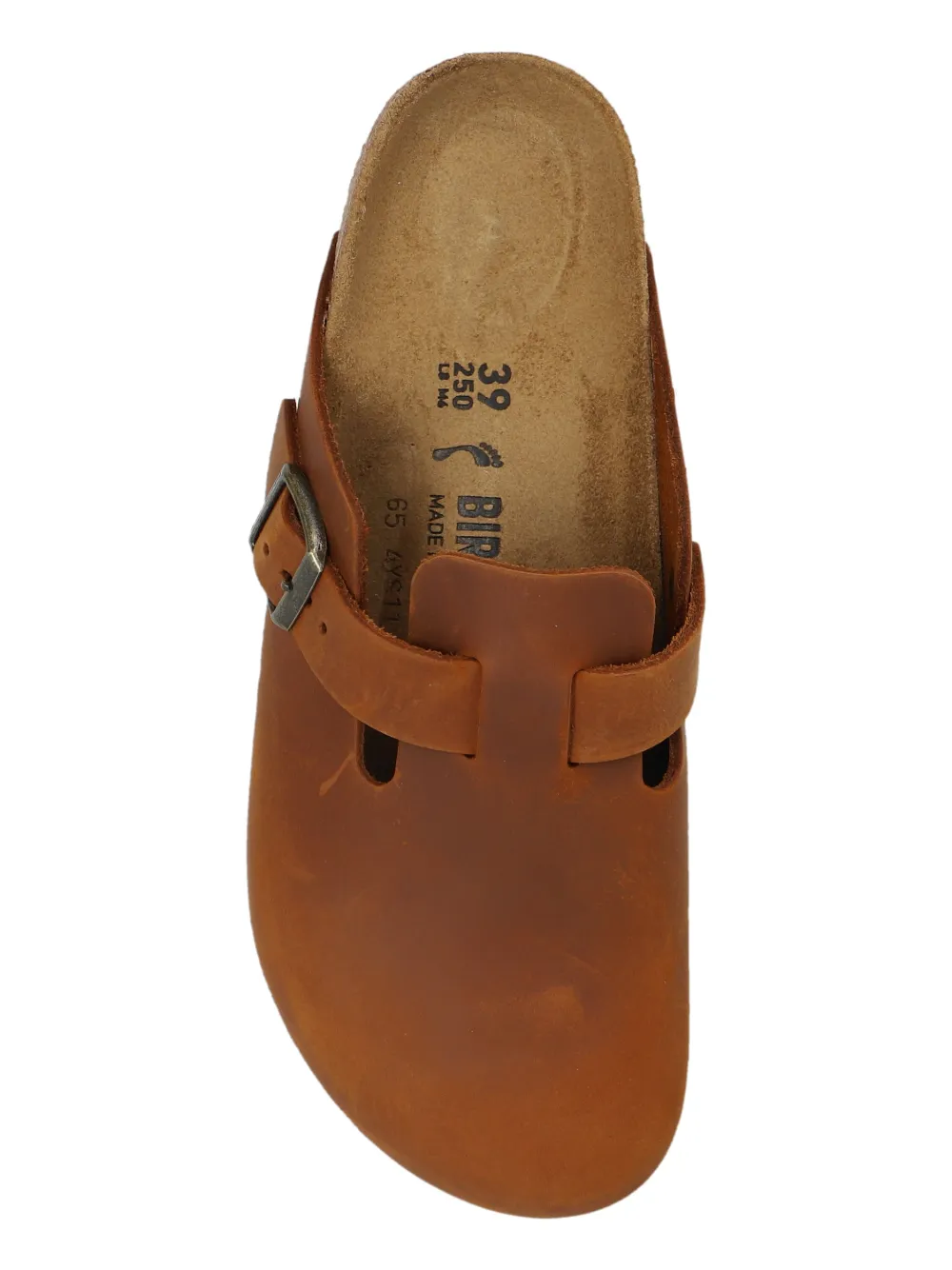 Brown shoes,front view