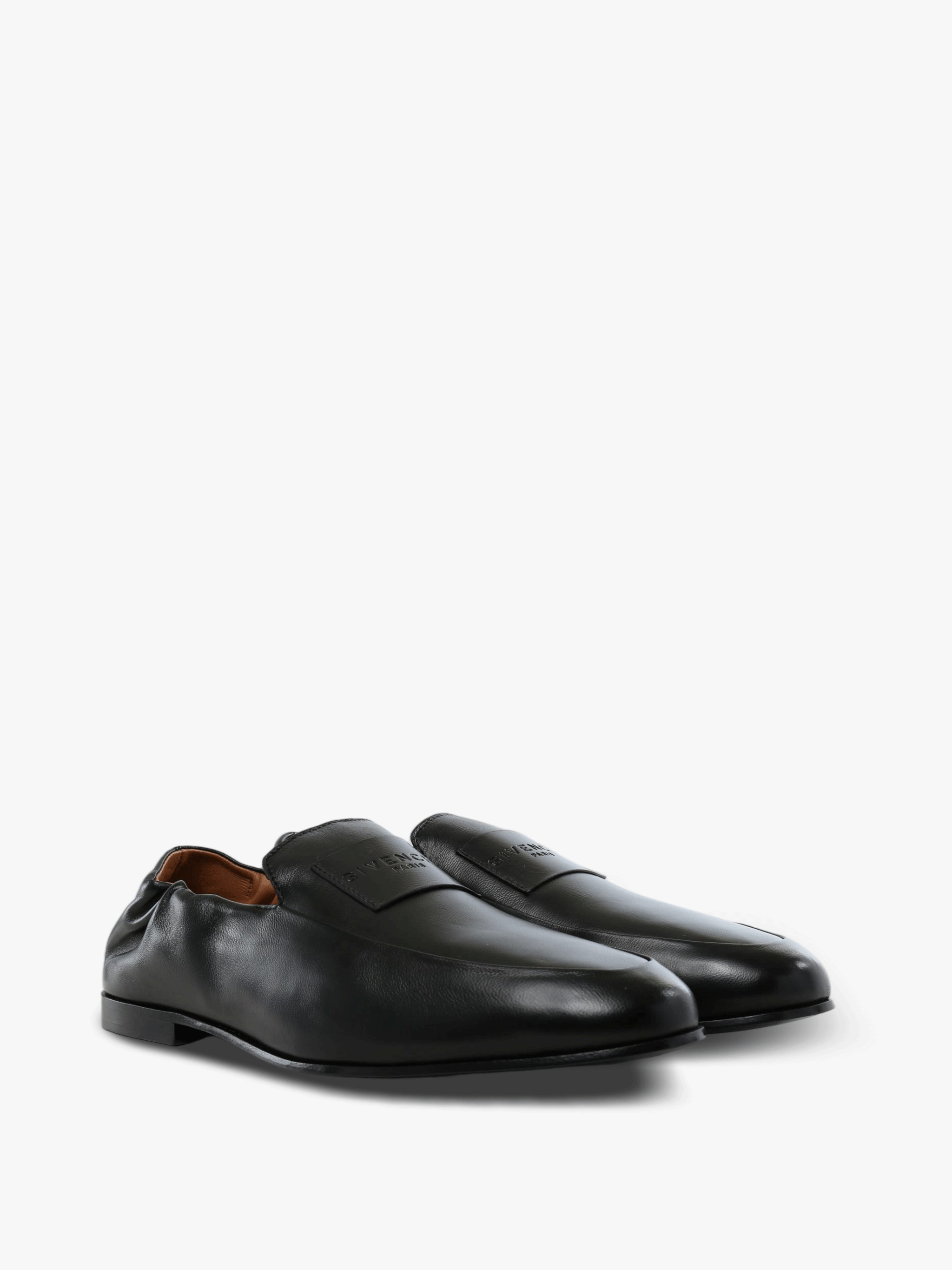 Black shoes, front view
