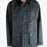 Blue jacket worn by a person, showing the jacket's fit