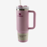 Pink tumbler, front view