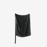 Black short, front view