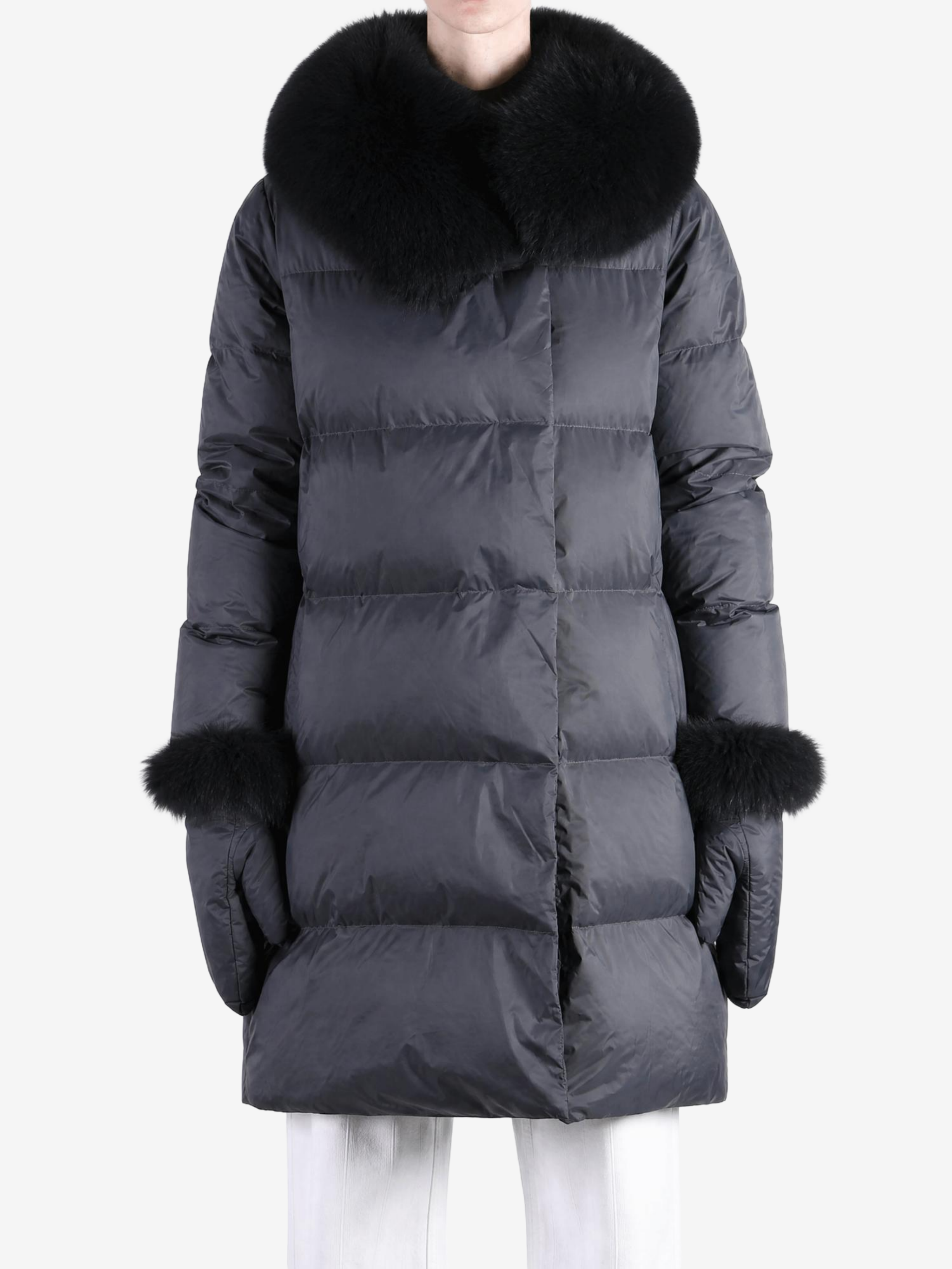 Black jacket, full body view
