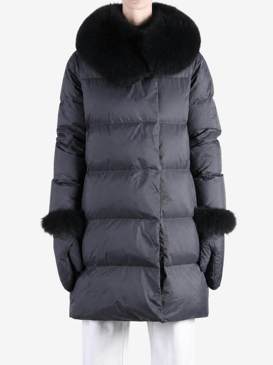Black jacket, full body view