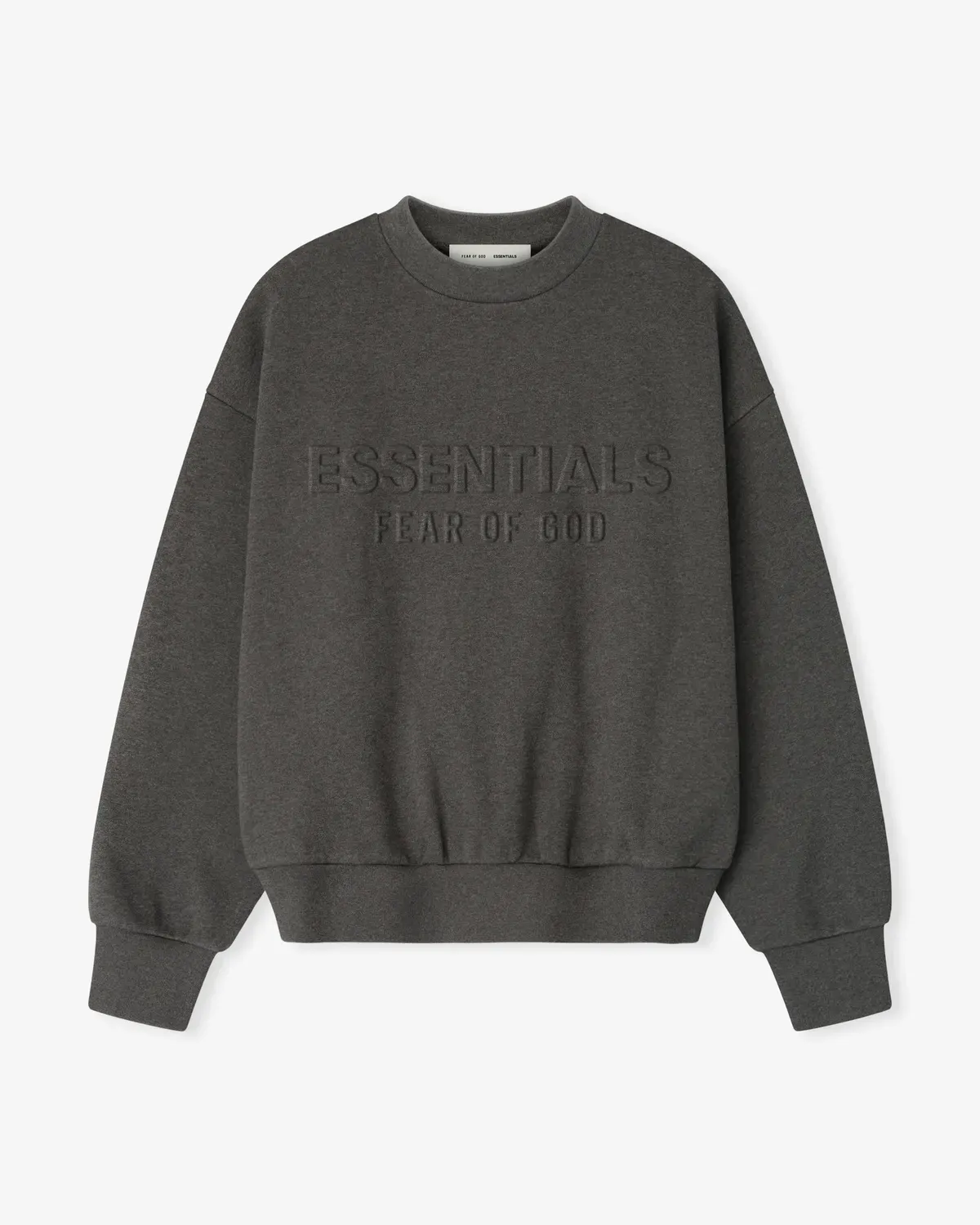 Gray sweatshirt, front view