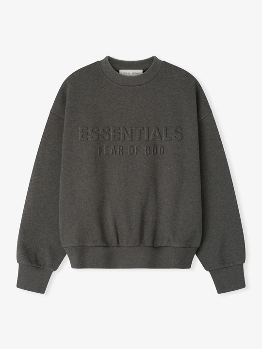 Gray sweatshirt, front view