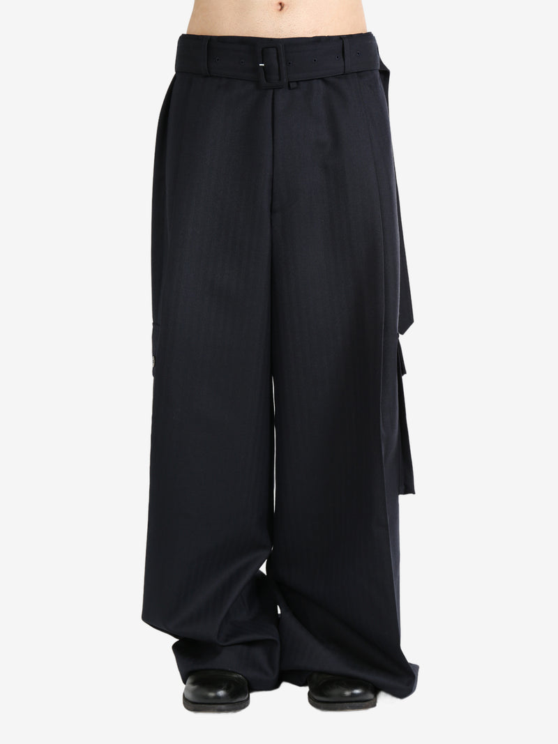 DRIES VAN NOTEN - Men Wide Belted Pants