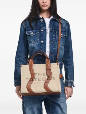 Tan bag, front view