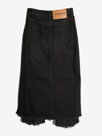 VETEMENTS - Women Denim Midi Skirt