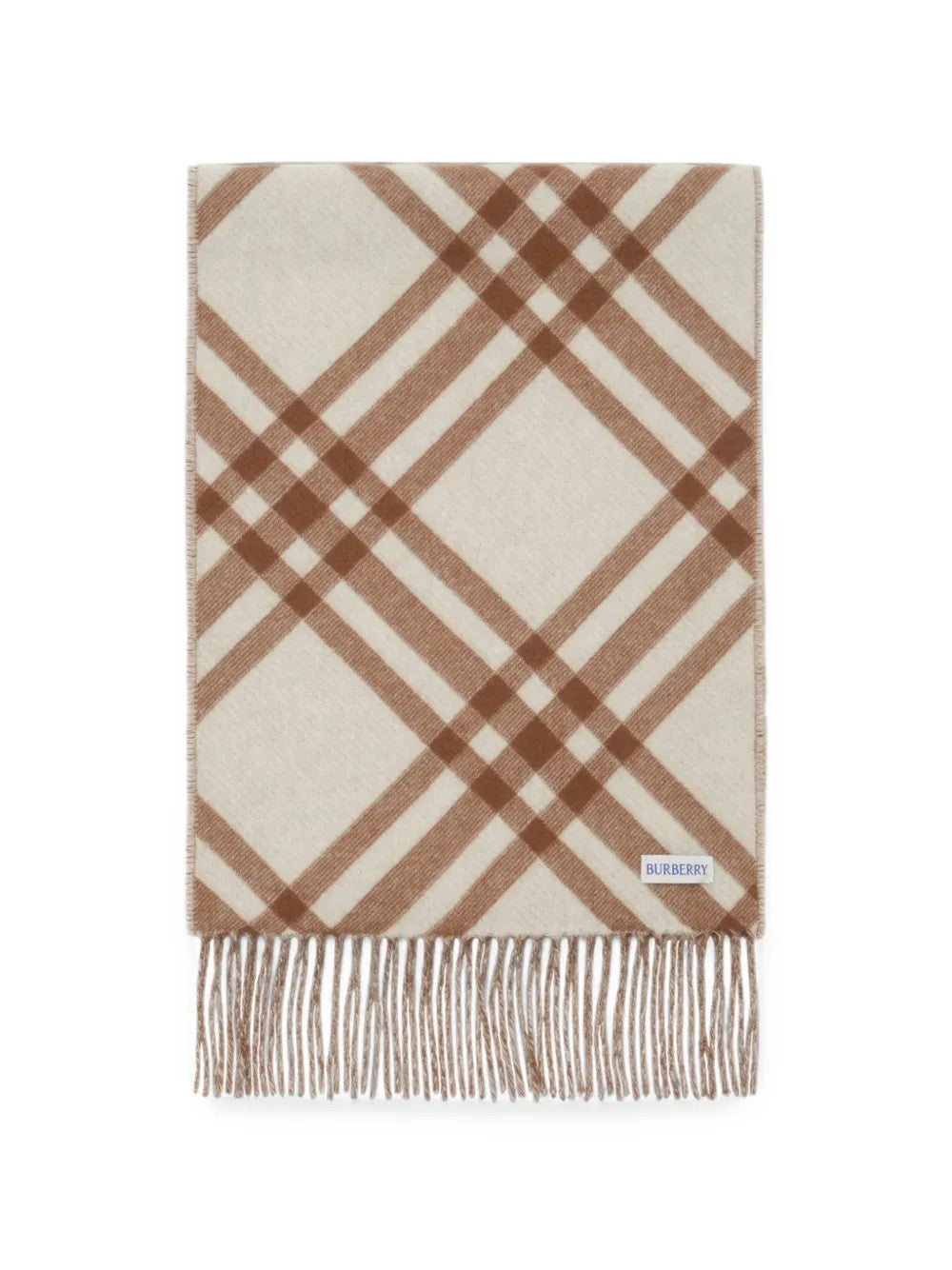 Brown scarf, front view