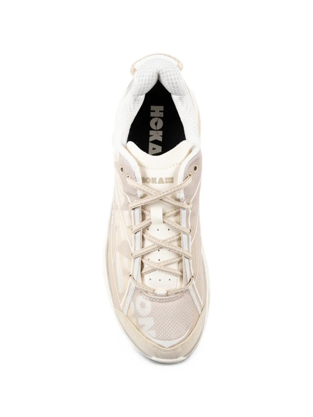 Tan shoes, front view