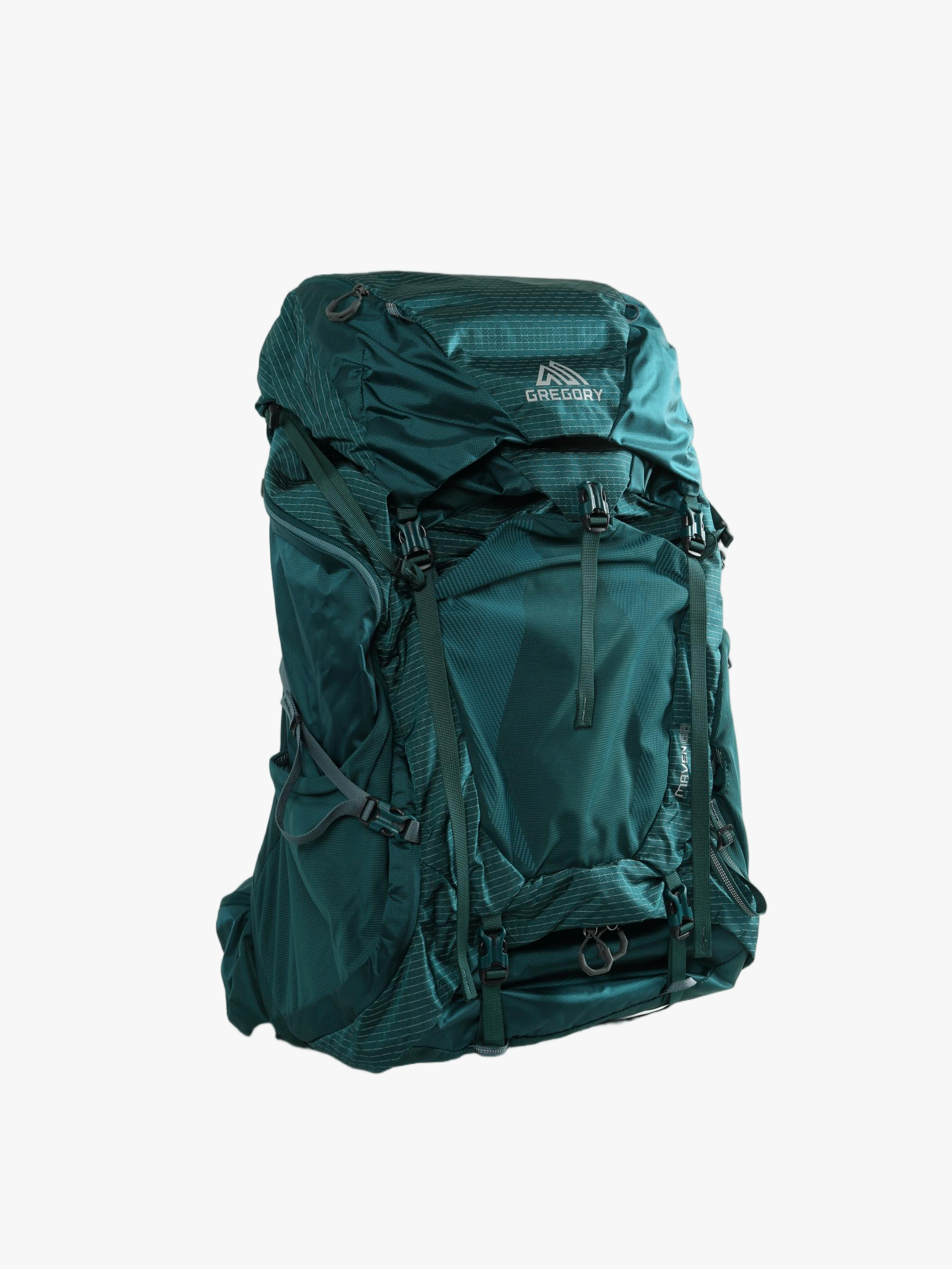 Green bag, front view