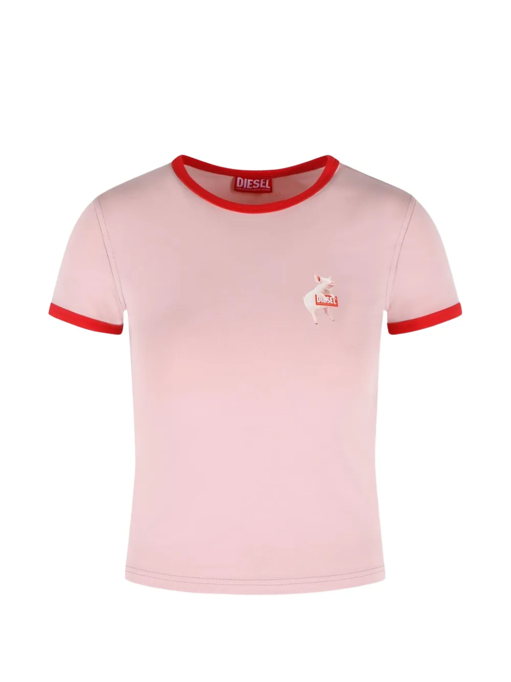 pink t-shirts,front view