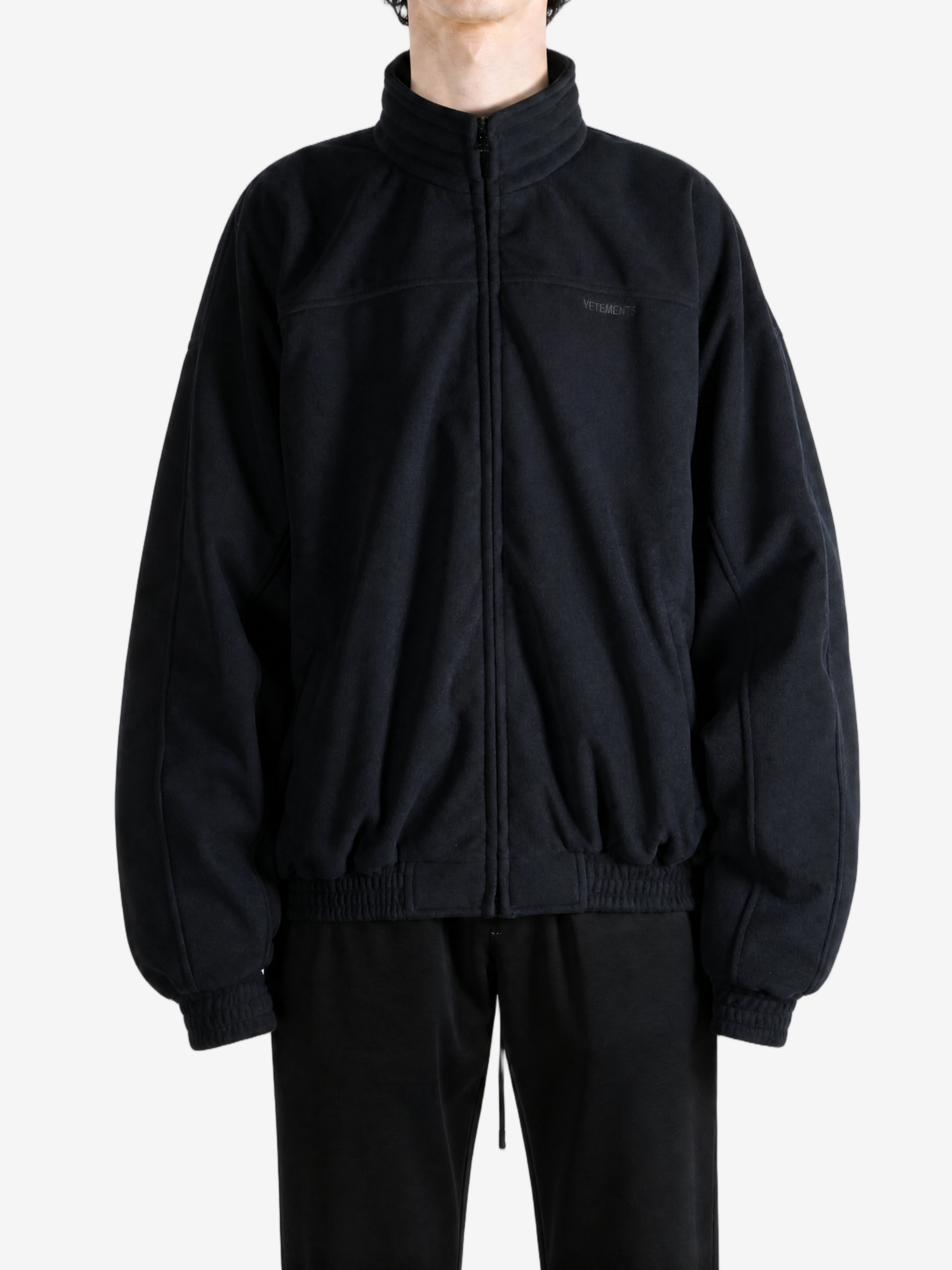 Black jacket, full body view