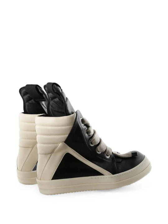 Black shoes, side view