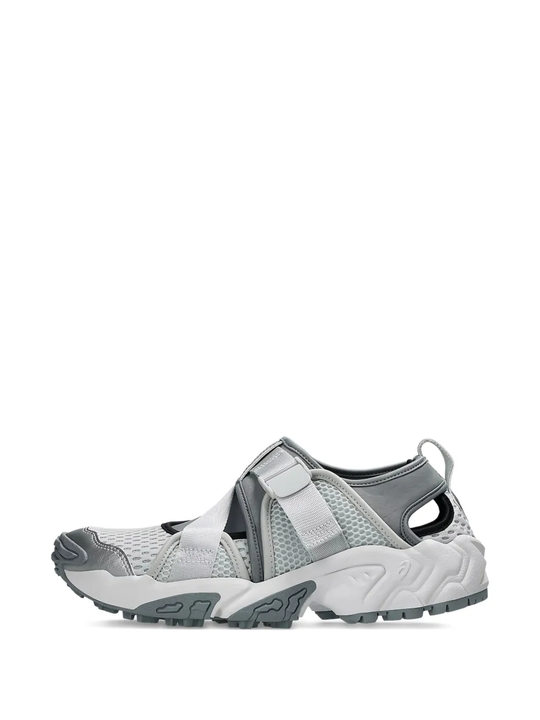 Grey shoes, side view