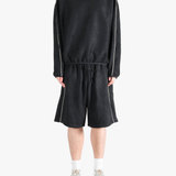Black shirt,full body view