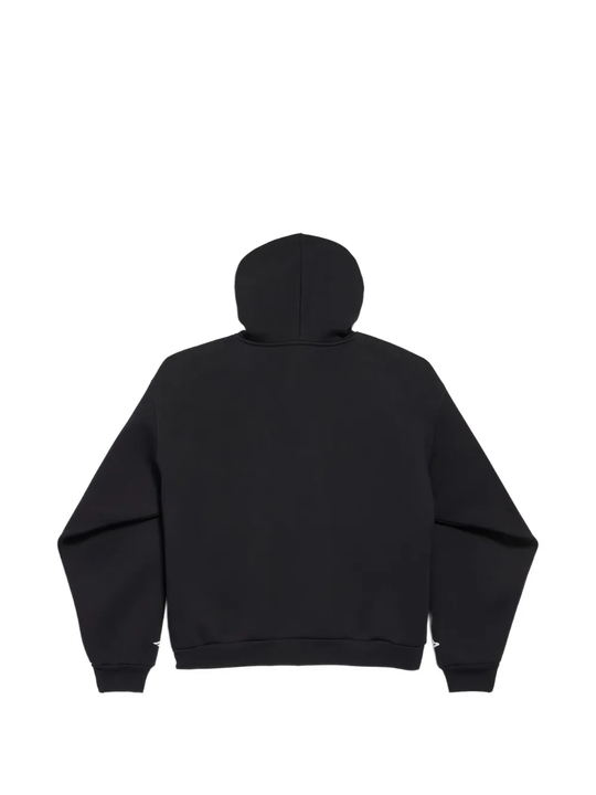 Black hoodie,back view