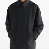 Black jacket, front view