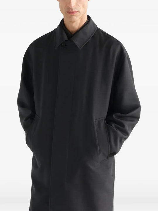 Black jacket, front view