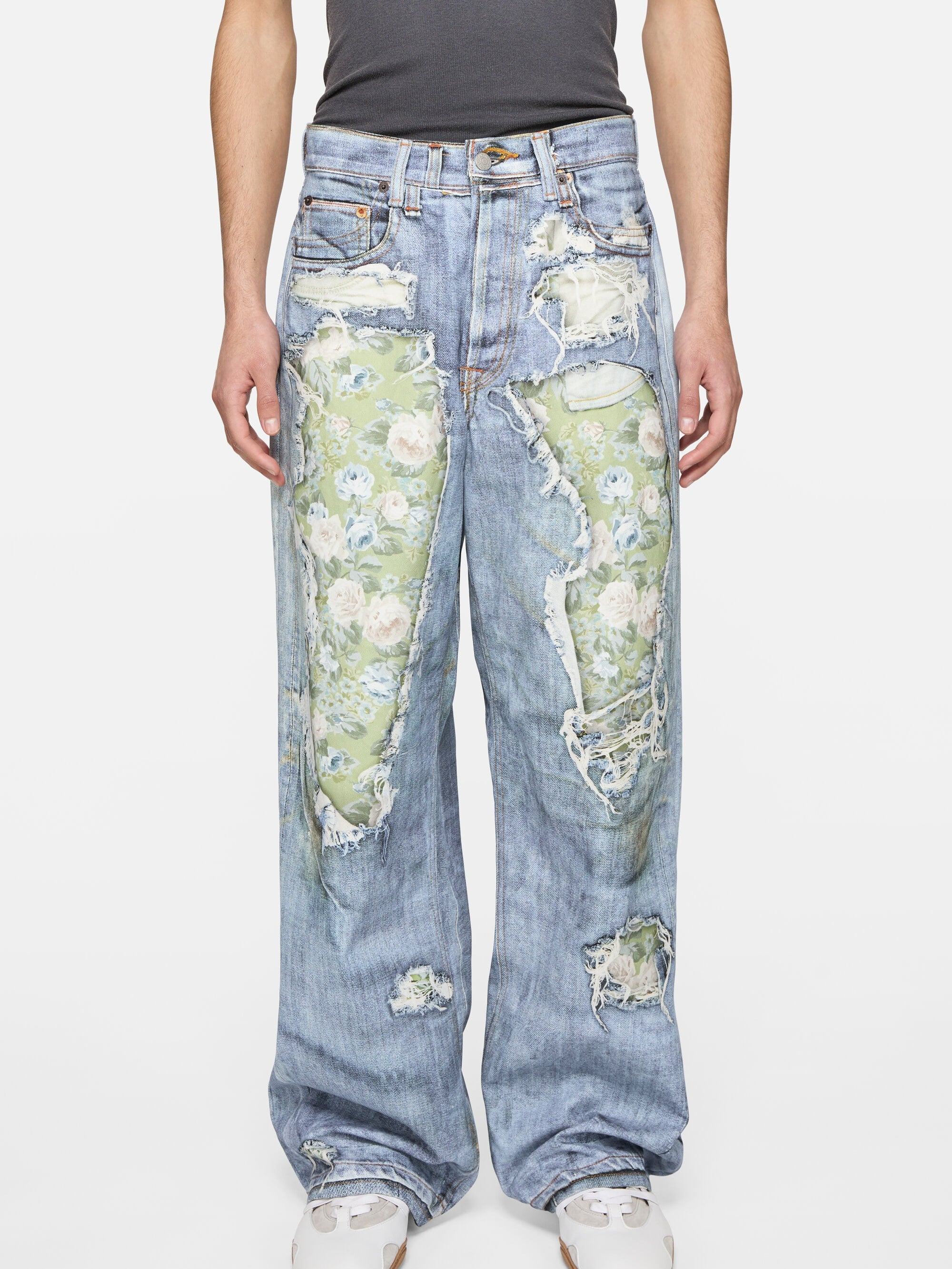 Blue jeans, full body view