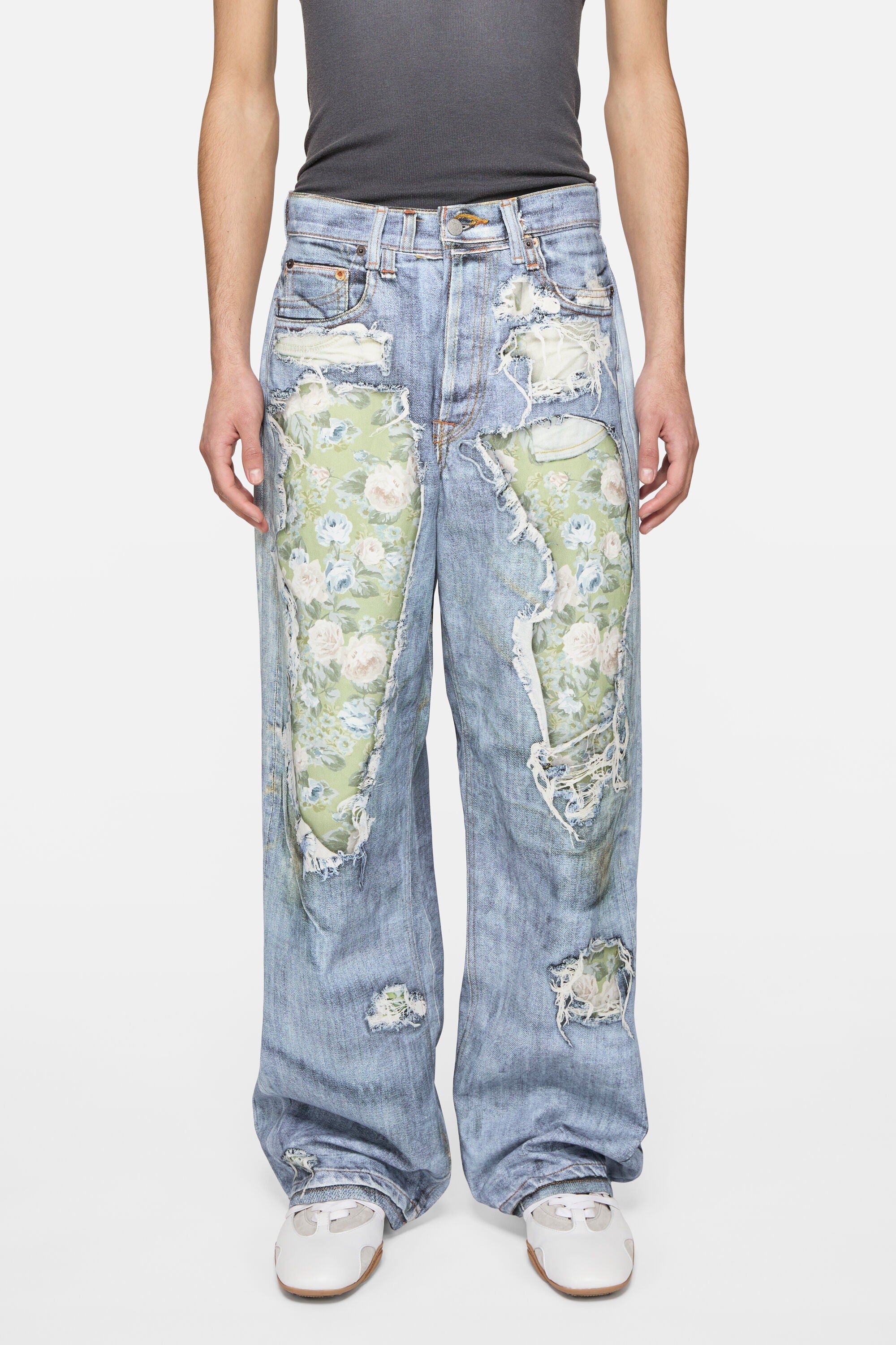 Blue jeans, full body view
