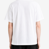 White t-shirt, full body view