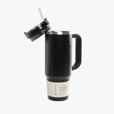 Black home, front view