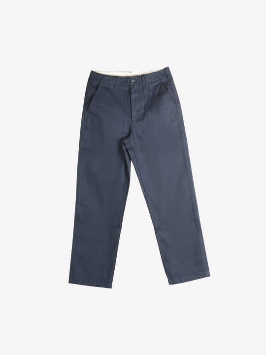 Navy pants, front view