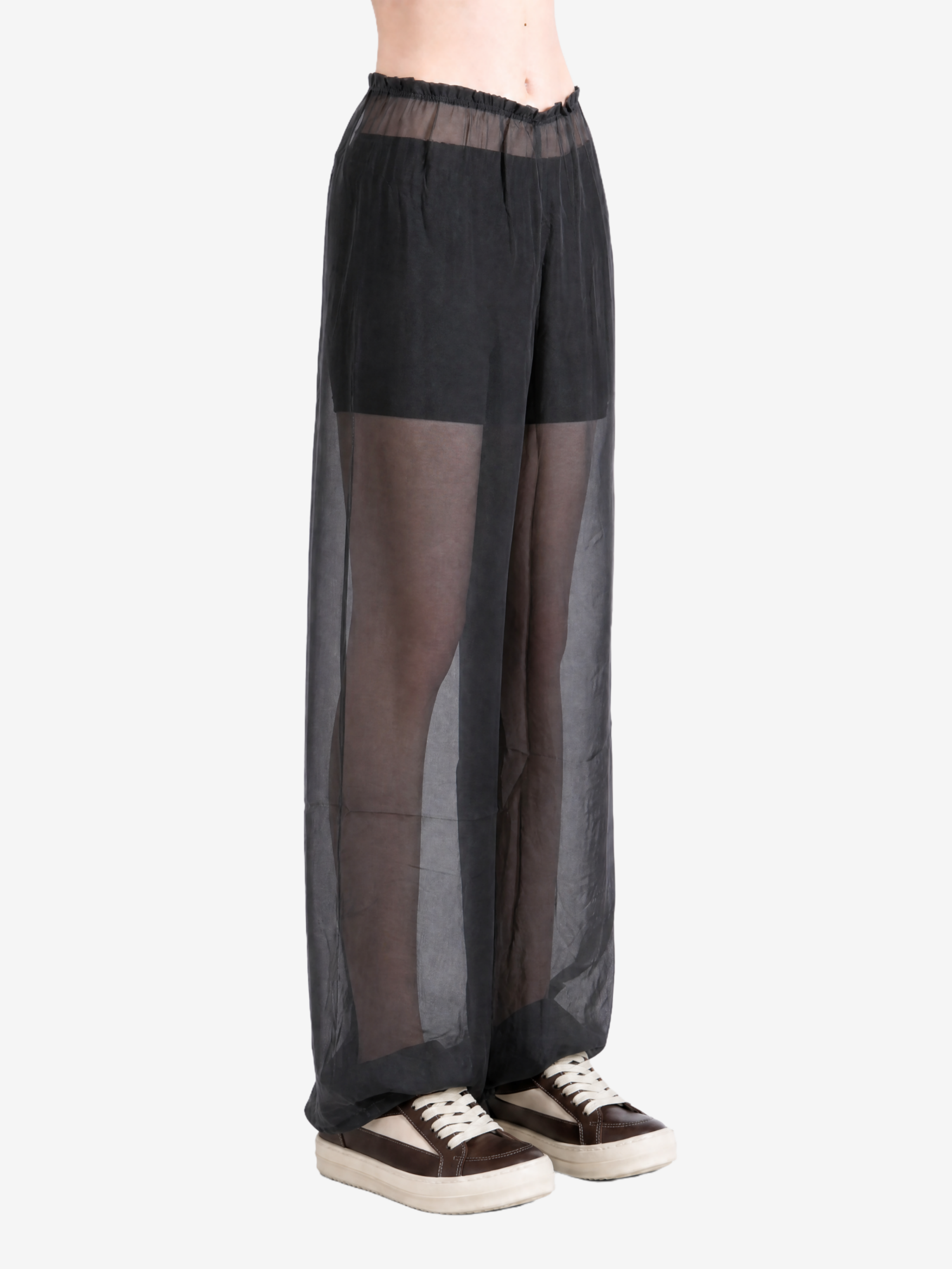 Black pants, full body view