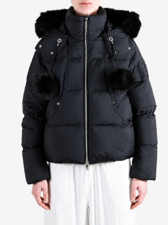 Black jacket, front view