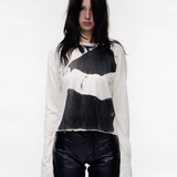 Tan t-shirt, full body view