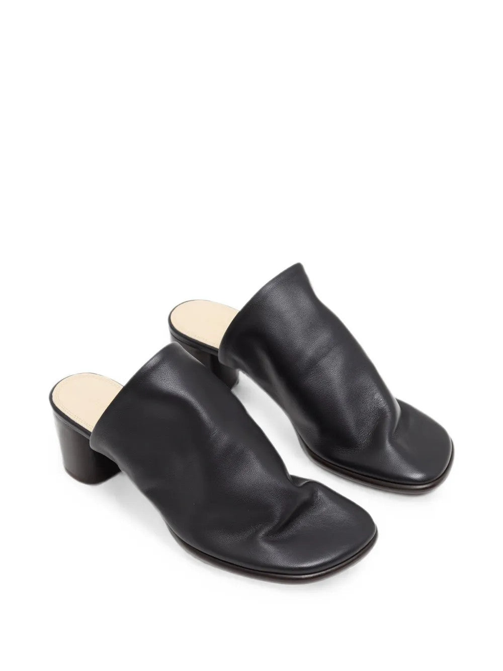 Black heels, front view