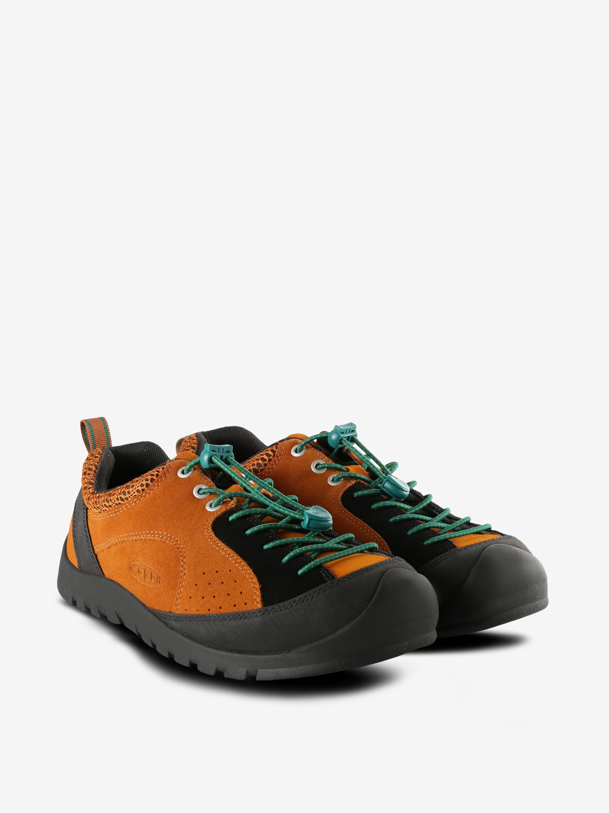 Brown sneakers, side view