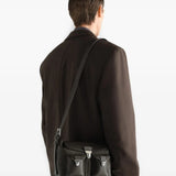 Brown bag worn by a person, showing the bag fit