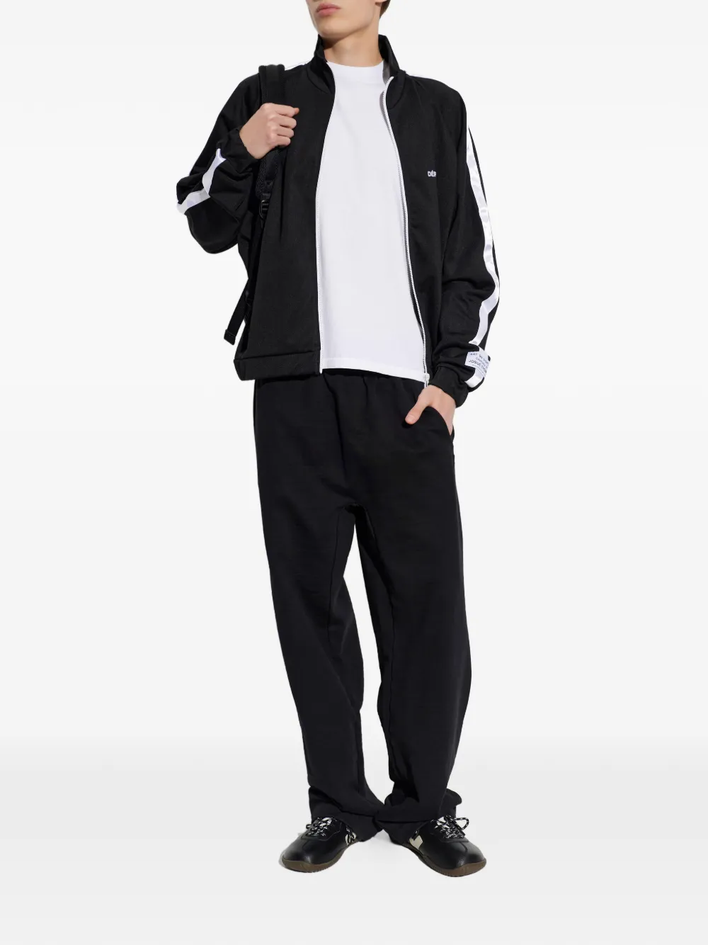 Black jacket, full body view