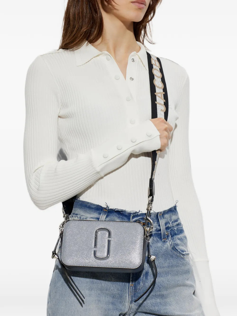 Grey bag, front view