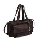 Brown bags, side view