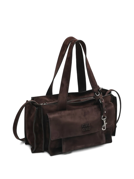Brown bags, side view
