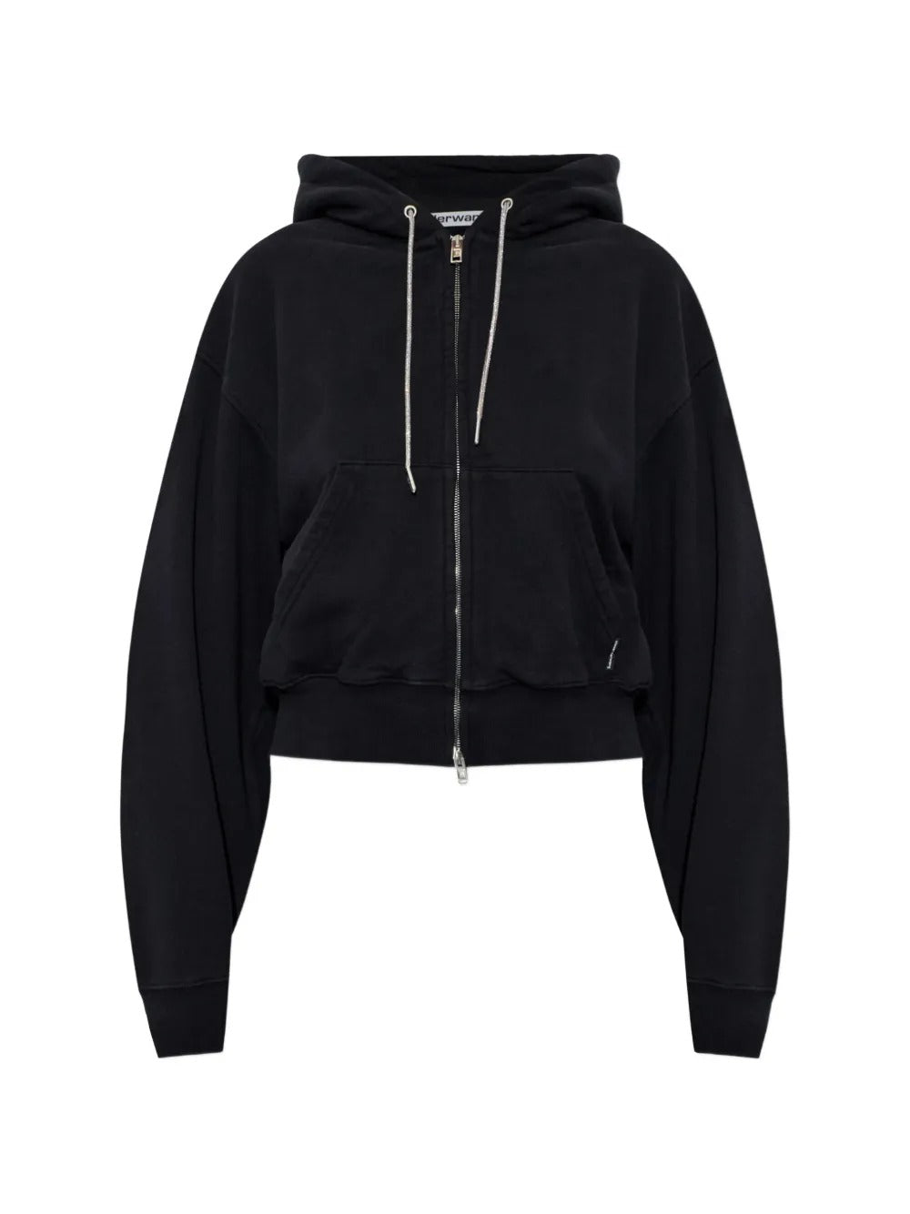 Black hoodie, front view