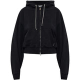 Black hoodie, front view