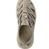 Tan sandals, vertical view