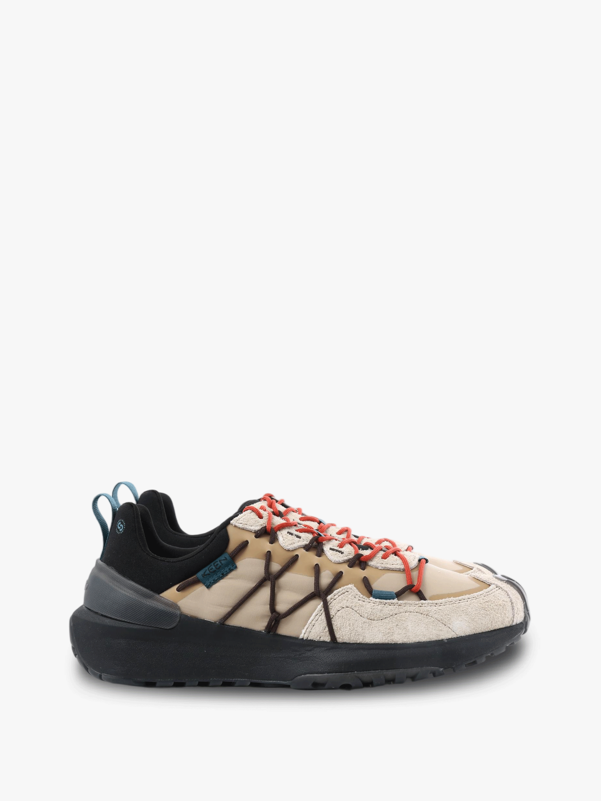 Tan shoes, front view